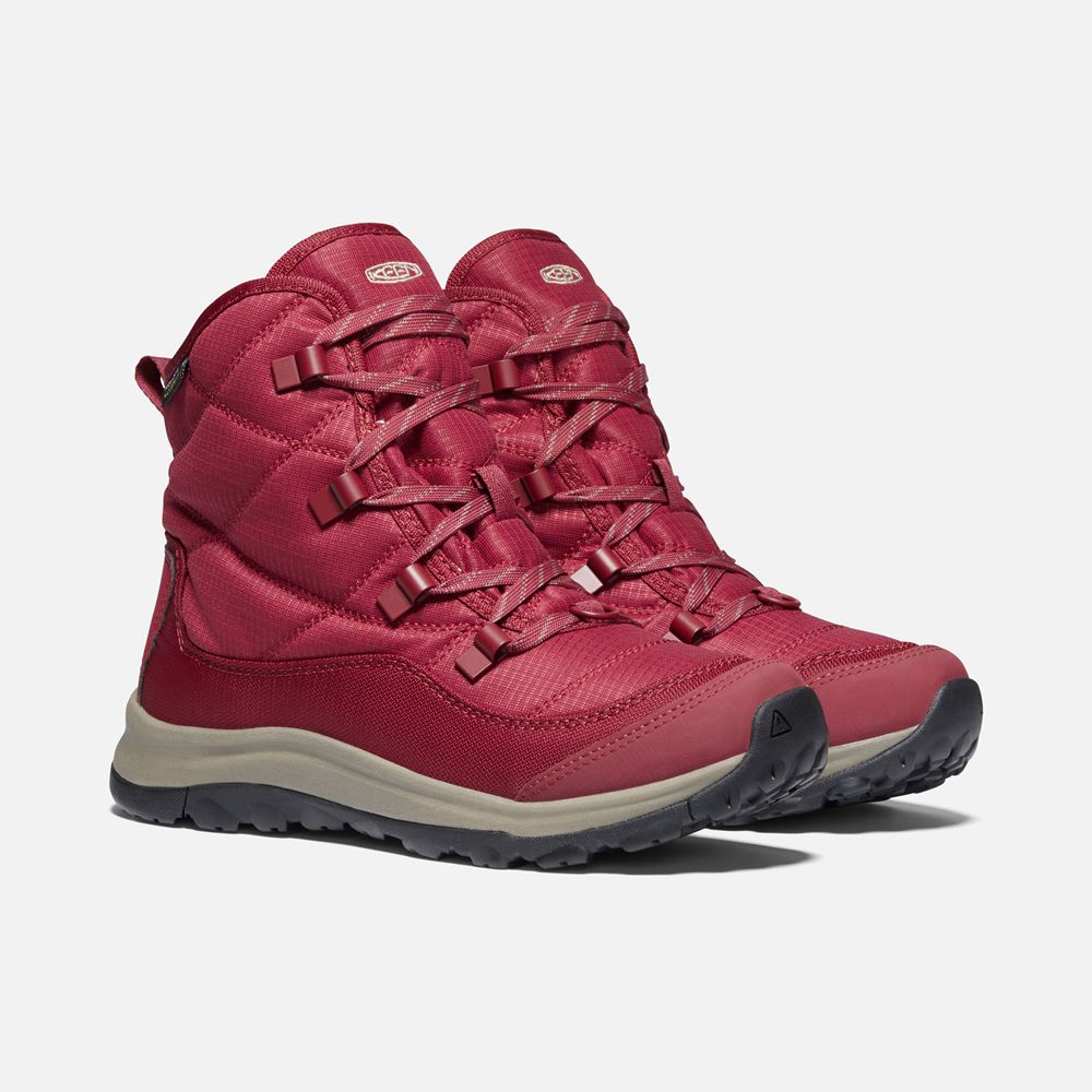 Keen Laarzen Dames Rood - Terradora Ii Waterproof - 84316-WPHC